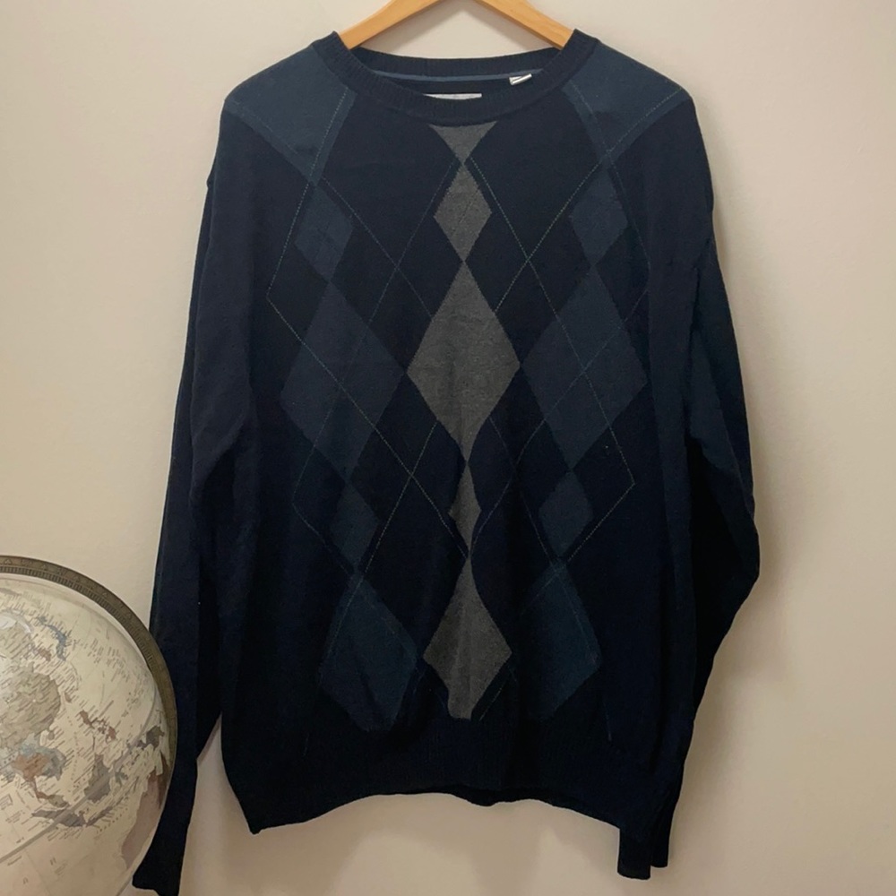 Alex Cannon Pullover Argyle Sweater